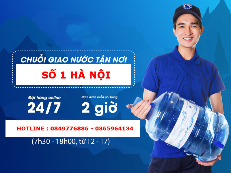 Đại lý cung cấp nước khoáng tinh khiết đóng bình giá rẻ tại Hà Nội